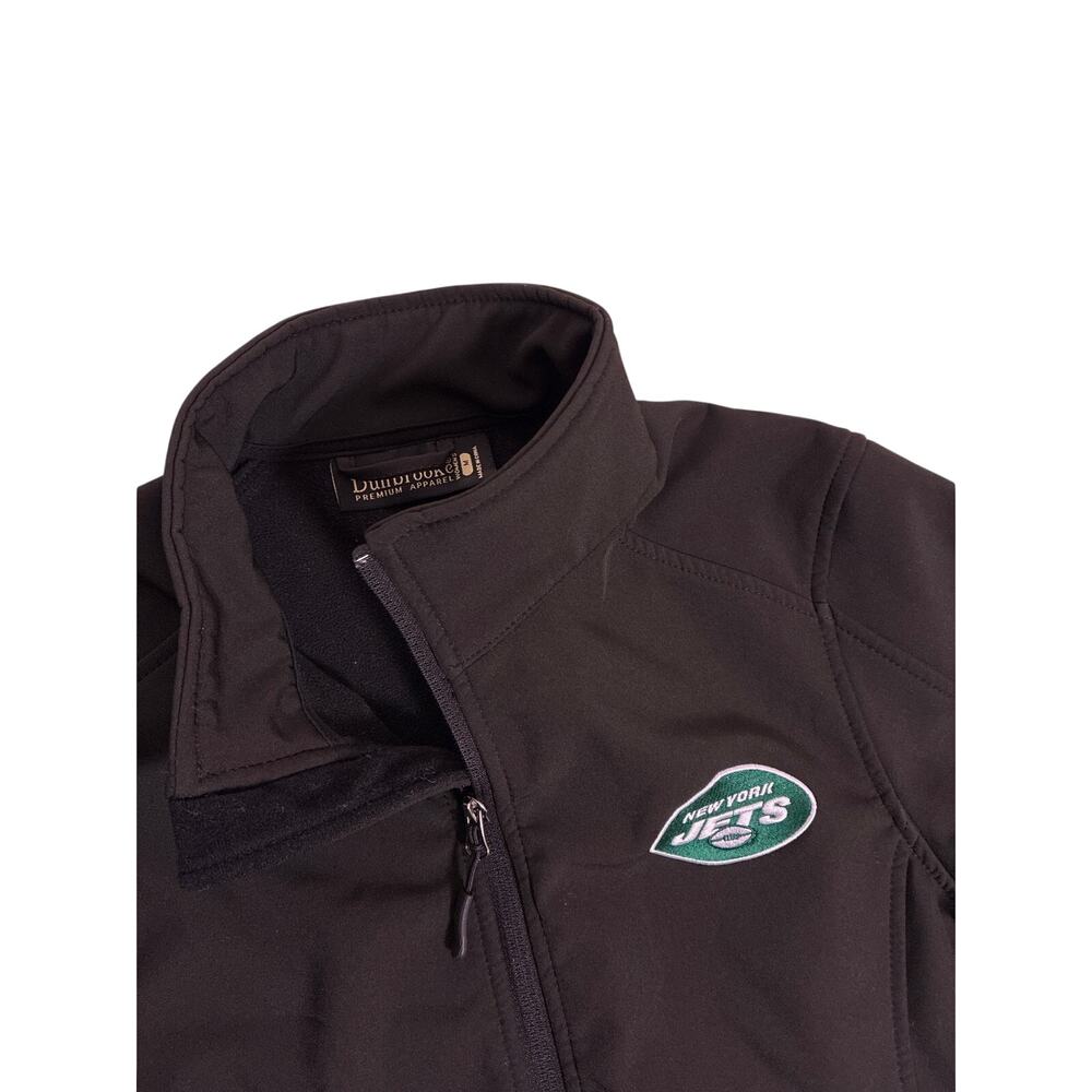 Women’s M New York Jets Dunbrooke Black Full Zip Jacket Embroidered NFL - Picture 2 of 5